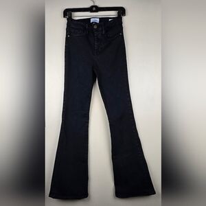 Frame Le One Flare Black Jeans Size 1